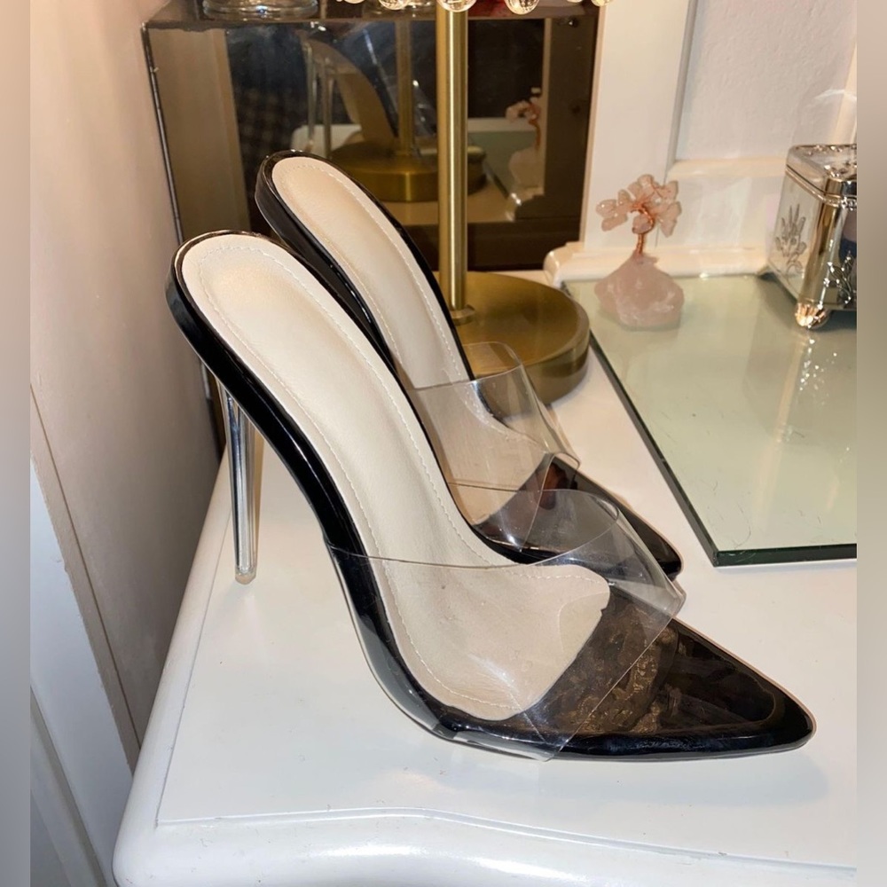 Shein Clear Pointed Heels